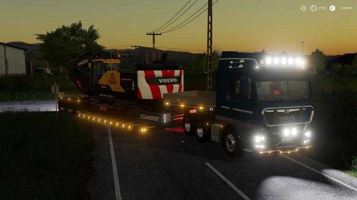 Goldhofer Low Loader With Extensions Fixed V1.1 FS19