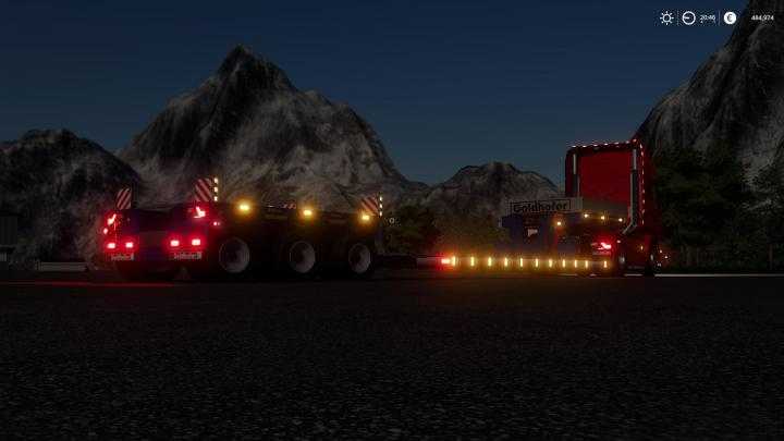 FS19 – Goldhofer Low Loader With Extensions V1