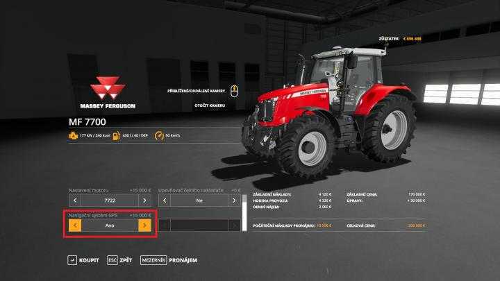 FS19 – Gps Mode In Czech + Instructions V1