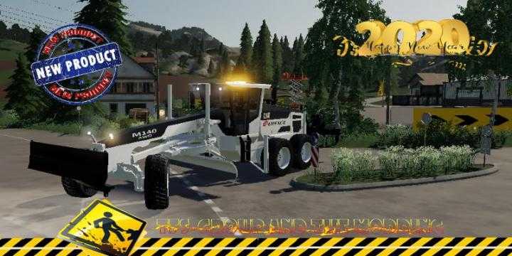 FS19 – Grader Cat M140 Awd V1.5