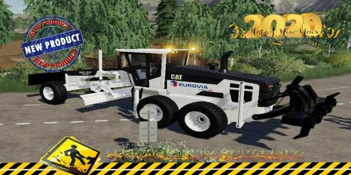 FS19 – Grader Cat M140 Awd V1.5