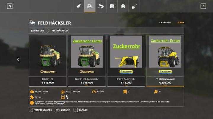 FS19 – Hacksler Zuckerrohr Pack V1.1