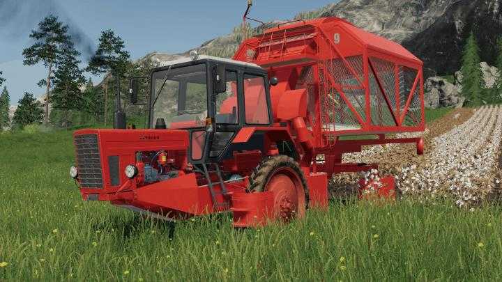 FS19 – Harsvester Mtz80 For Cotton V1