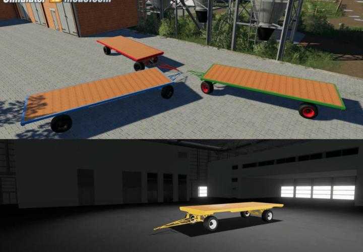 FS19 – Hesseling Ballen Wagon V1