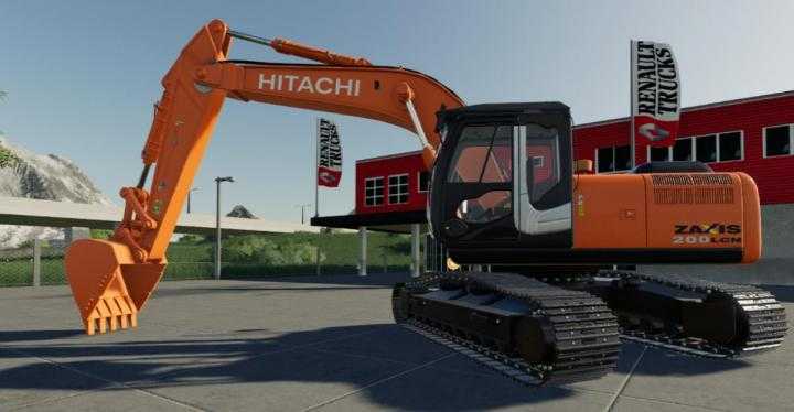 FS19 – Hitachi Zx200 V0.9