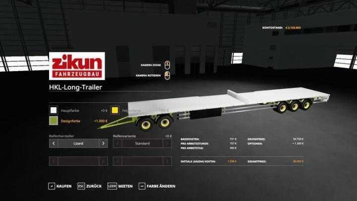 FS19 – Hkl Container Trailer V1