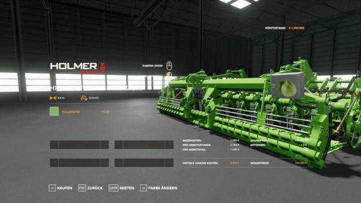 FS19 – Holmer Hr12 – Multifruit / Multicolor – Gfl Edition V2