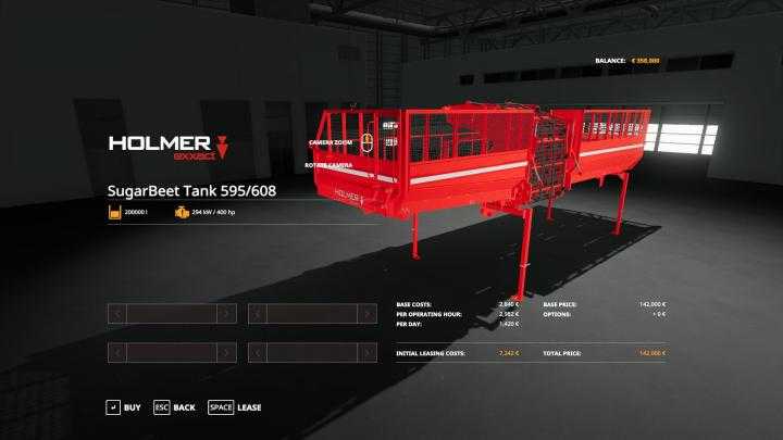 FS19 – Homer Sugarbeet Tank 595 V1