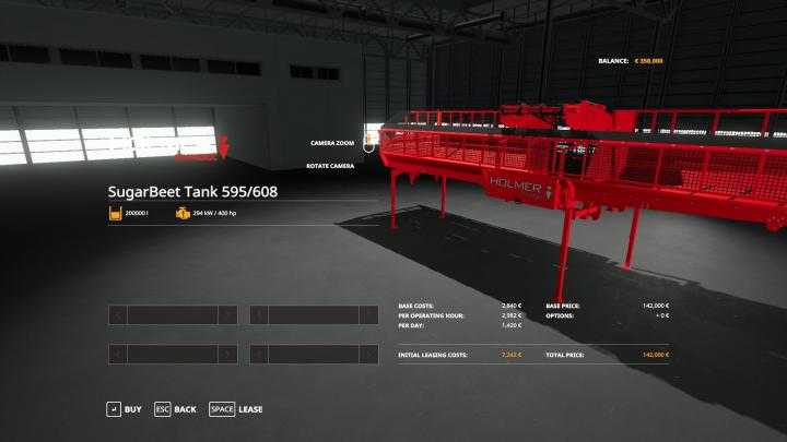 FS19 – Homer Sugarbeet Tank 595 V1