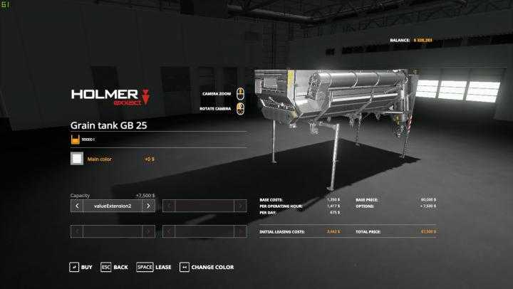 FS19 – Horsch Holmer Mod Pack