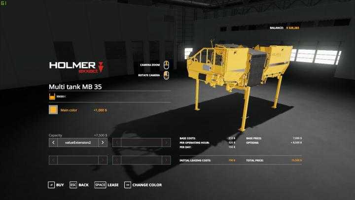 FS19 – Horsch Holmer Mod Pack