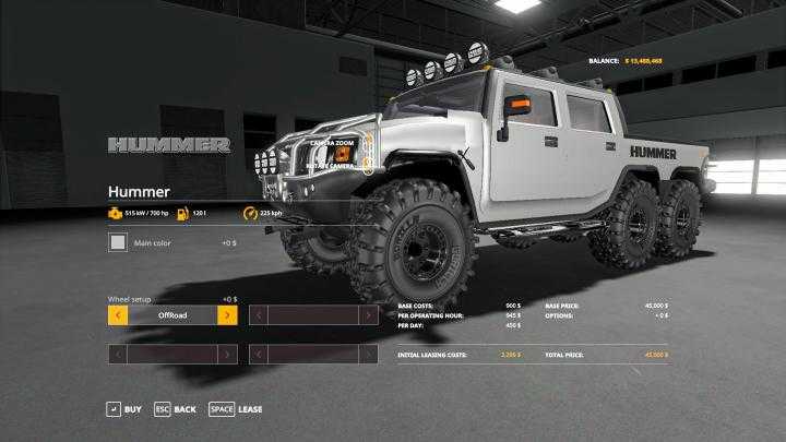 FS19 – Hummer H2 6X6 V1