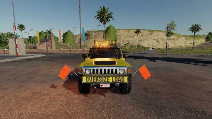 Hummer H3 Oversize Load/Pilot Car V1.0 FS19