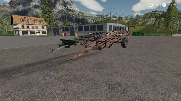 FS19 – Hungarian Homemade Bale Trailer Pack V1