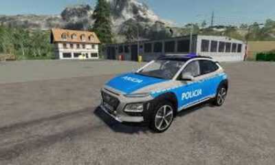 FS19 – Hyundai Kona Radiowoz Policyjny V2