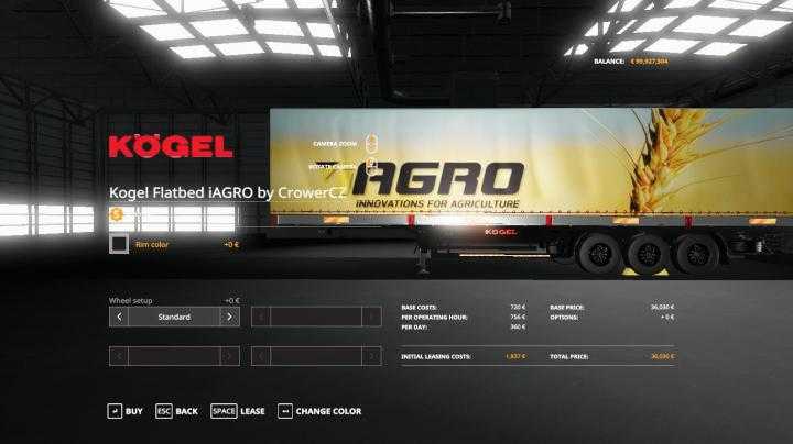 FS19 – Iagro Kogel Autoloader Trailer V1