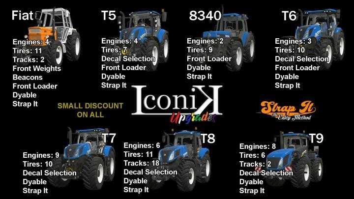 FS19 – Iconik New Holland Tractors V1