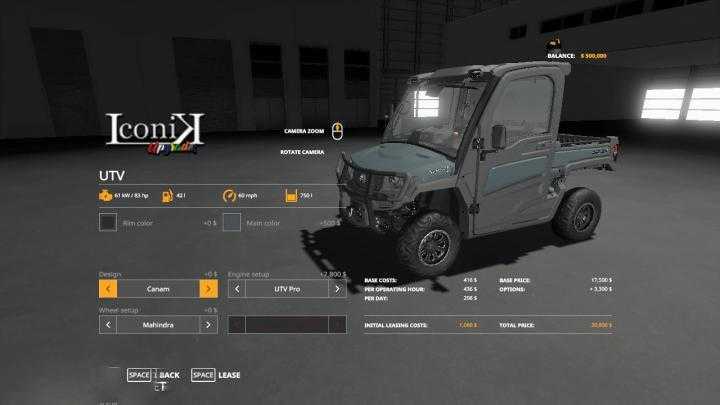 FS19 – Iconik Utv V1