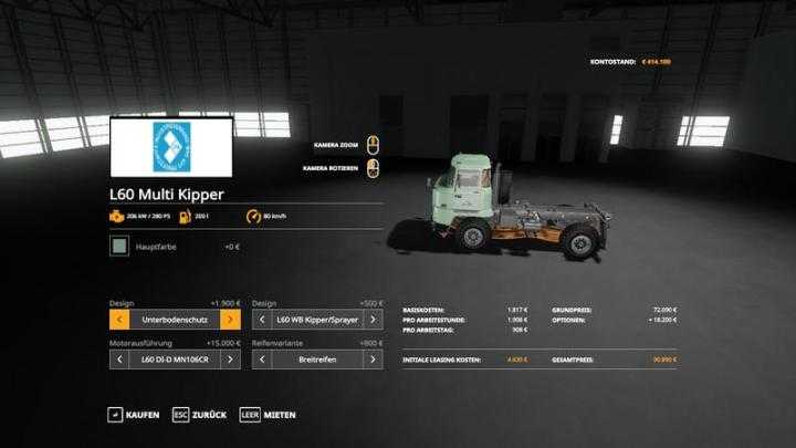 FS19 – Ifa L60 Swap Body Package V3.5