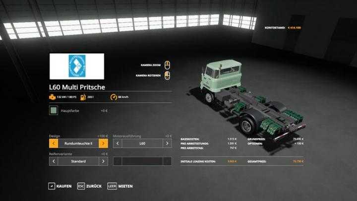 FS19 – Ifa L60 Swap Body Package V3.5