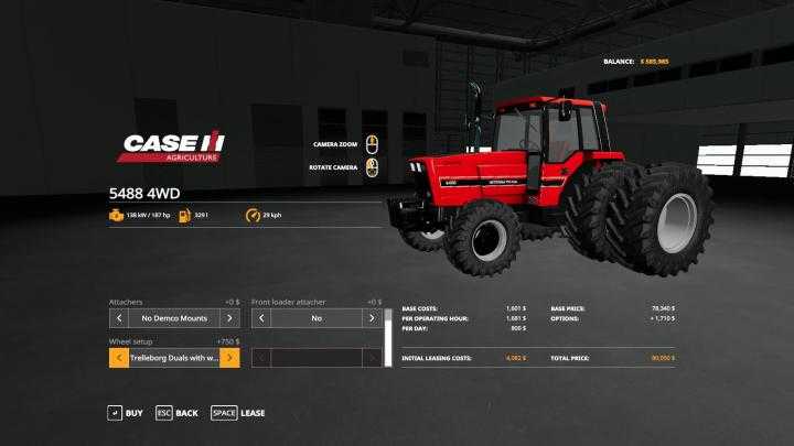 FS19 – International 5488 4Wd V2