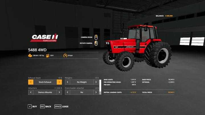 FS19 – International 5488 4Wd V2