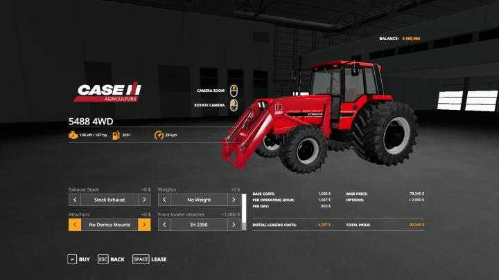 FS19 – International 5488 4Wd V2