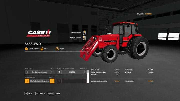 FS19 – International 5488 4Wd V2