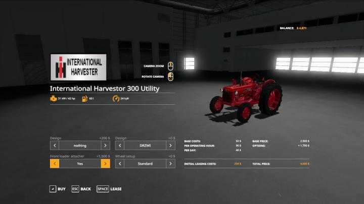 FS19 – International Harvester 300 Utility Wip V1