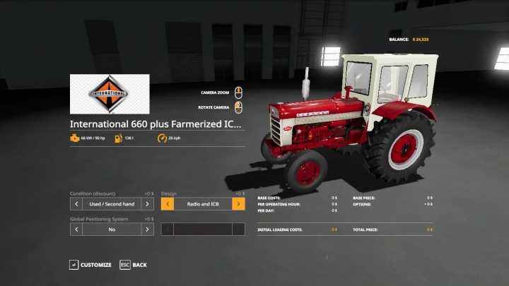 International Harvester 660 V2.0 FS19