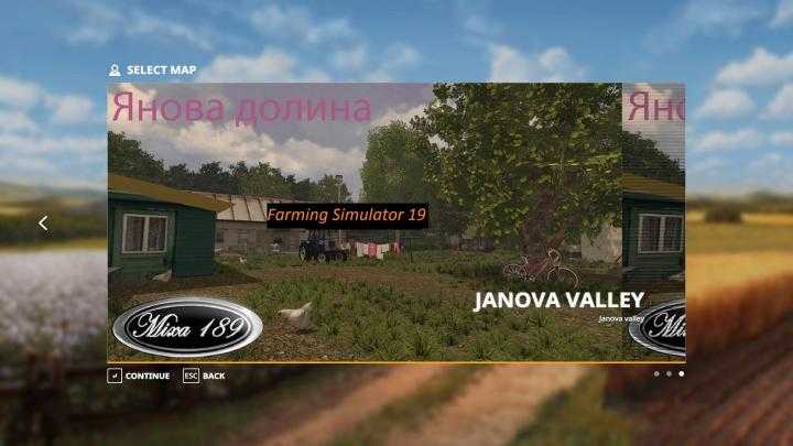 FS19 – Janova Valley Map V1