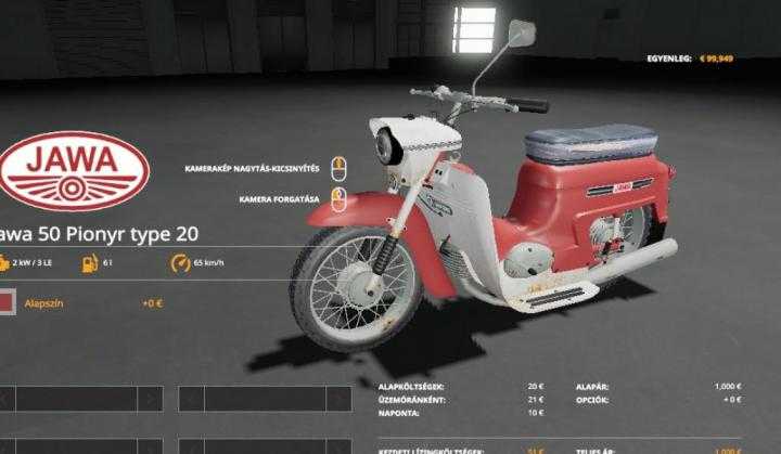 Jawa 50 Pionyr Type 20 V1.0 FS19