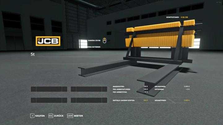 FS19 – Jcb 435S Weight Set V1.1