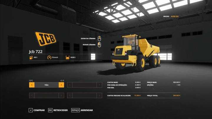 FS19 – Jcb 718 / 722 Dumpers Pack V0.1