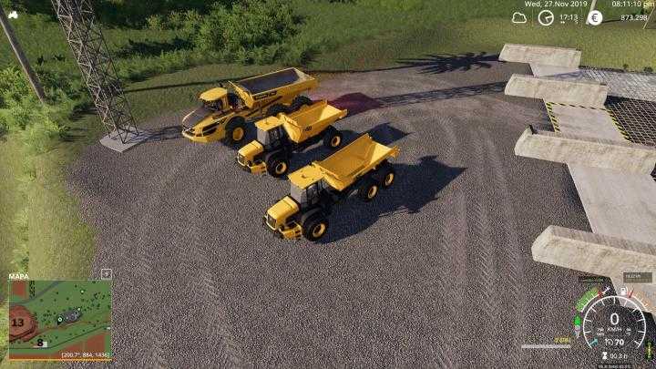 FS19 – Jcb 718 / 722 Dumpers Pack V0.1