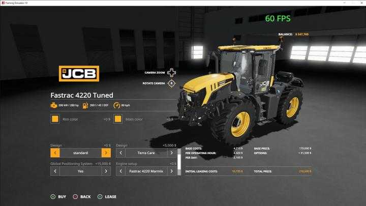 FS19 – Jcb Fastrac Tractor V1