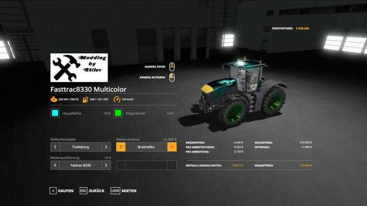 FS19 – Jcb Fasttrac 8330 Final V1.5