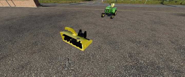 FS19 – John Deere 332 Lawn Tractor With Lawn Mower And Garden V2