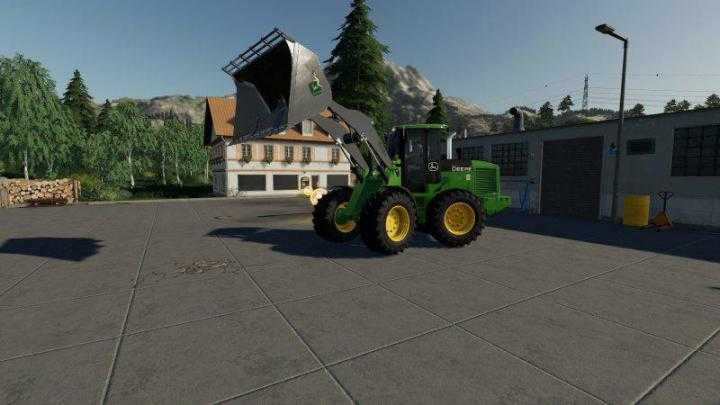 FS19 – John Deere 524K Wheel Loader & Shovel V1