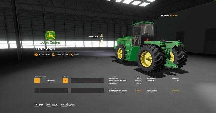 FS19 – John Deere 8970 Series V1