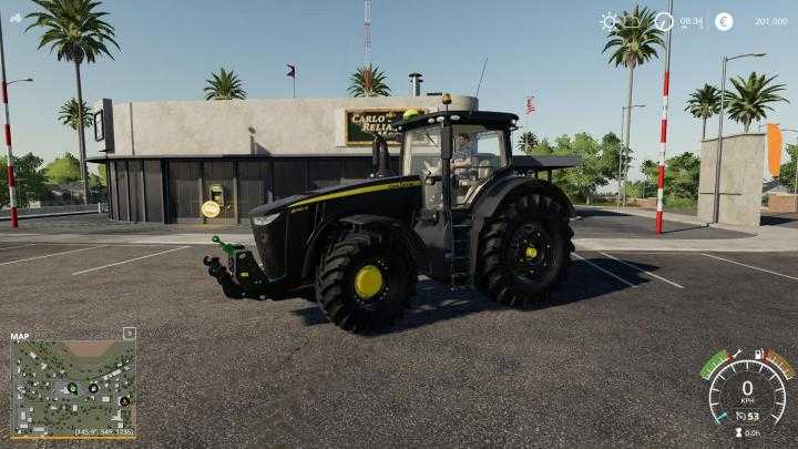 FS19 – John Deere 8R Black Tractor