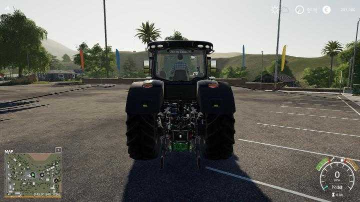 FS19 – John Deere 8R Black Tractor