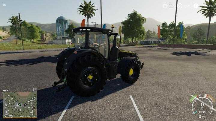 FS19 – John Deere 8R Black Tractor