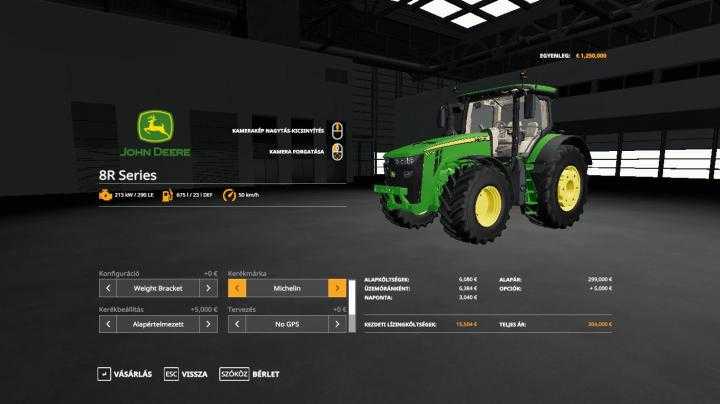 FS19 – John Deere 8R Eu V2