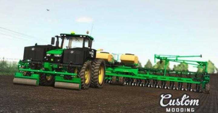 FS19 – John Deere 8R V2.0 With Lankota Stalk Stompers Rollers And 360 Yield Center Tank