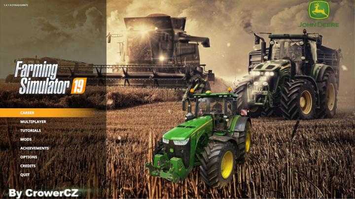 FS19 – John Deere Edition Menu Background V1