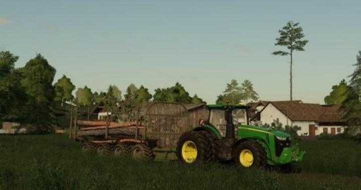 FS19 – John Deere Logging Trailer V1.19