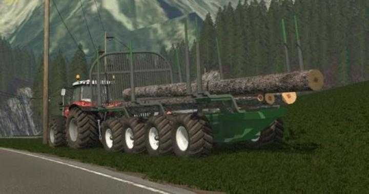 FS19 – John Deere Logging Trailer V1.19