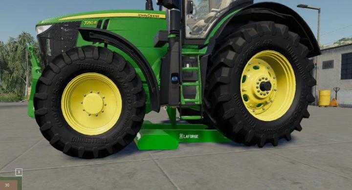 FS19 – John Deere Series 7R With Ezballast Underground Weight V1