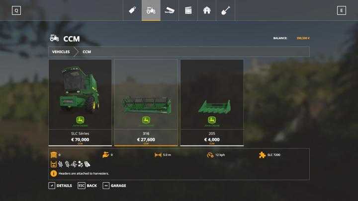 FS19 – John Deere Slc Series V1